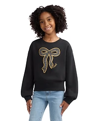 Levi's Girls Meet and Greet Ribbed Crewneck Long Sleeve T-Shirt