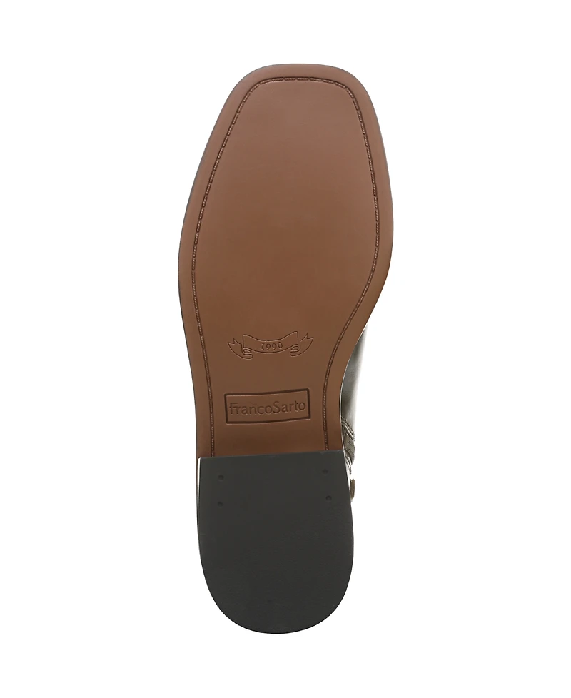 Franco Sarto Women's Gracely Block Heel Zip Short Boots