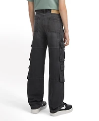 abercrombie kids Boys Baggy Denim Cargo Pants