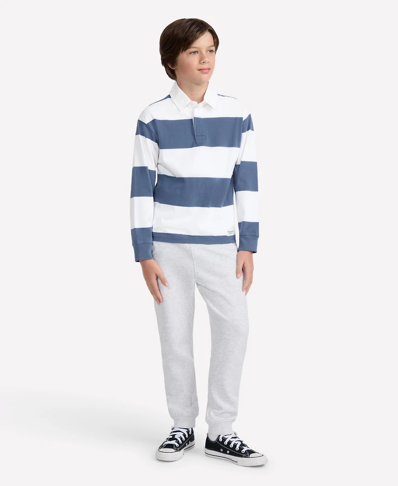 abercrombie kids Boys 4-20 Long Sleeve Rugby Polo Shirt