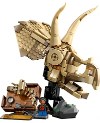 Lego Jurassic World Dinosaur Fossils Triceratops Skull Model Set