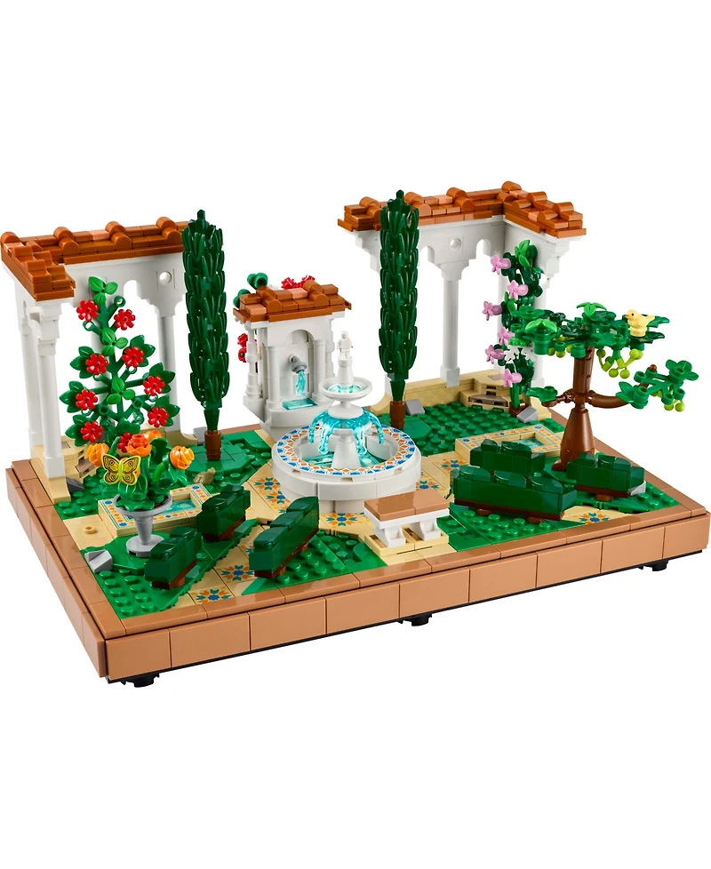 Lego Icons Fountain Garden Building Set