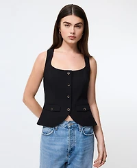 French Connection Women's Azra Square Neck Top