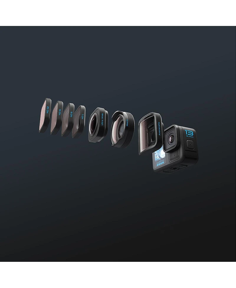 GoPro Hb-Series Anamorphic Lens Mod for HERO13 Black Camera