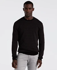 Perry Ellis Portfolio Men's Long Sleeve Crewneck T-Shirt