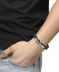 Effy Collection Black Spinel Bracelet (1/2 ct. t.w.) in Sterling Silver