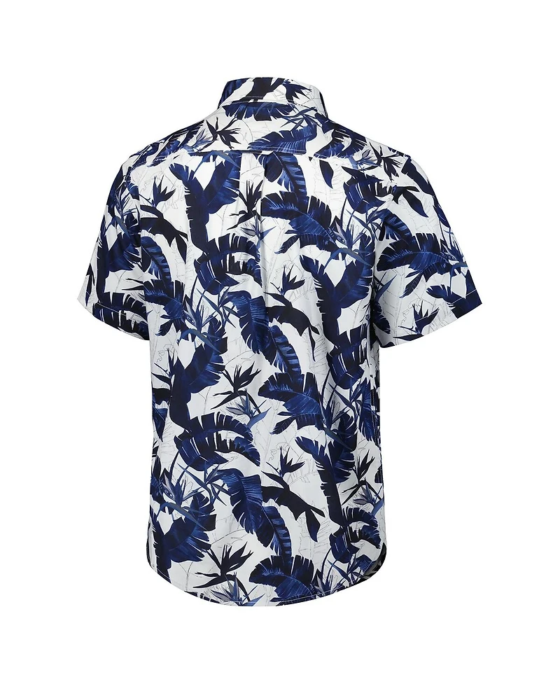 Tommy Bahama Men's Navy Houston Texans Sunnyvale Blooms Camp Button-Up Shirt