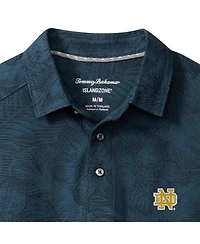 Tommy Bahama Men's Navy Notre Dame Fighting Irish Palm Fresco Hibiscus IslandZone Polo Shirt
