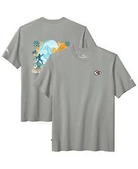 Tommy Bahama Men's Gray Kansas City Chiefs Huddle Hang Tens T-Shirt