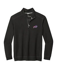 Tommy Bahama Men's Black Buffalo Bills Sport Tobago Half-Zip Pullover Sweatshirt