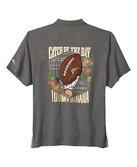 Tommy Bahama Men's Gray Washington Commanders Catch of the Day Button-Up Shirt