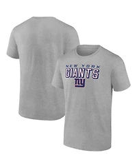 Fanatics Mto Label Men's Heather Gray New York Giants Swagger T-Shirt