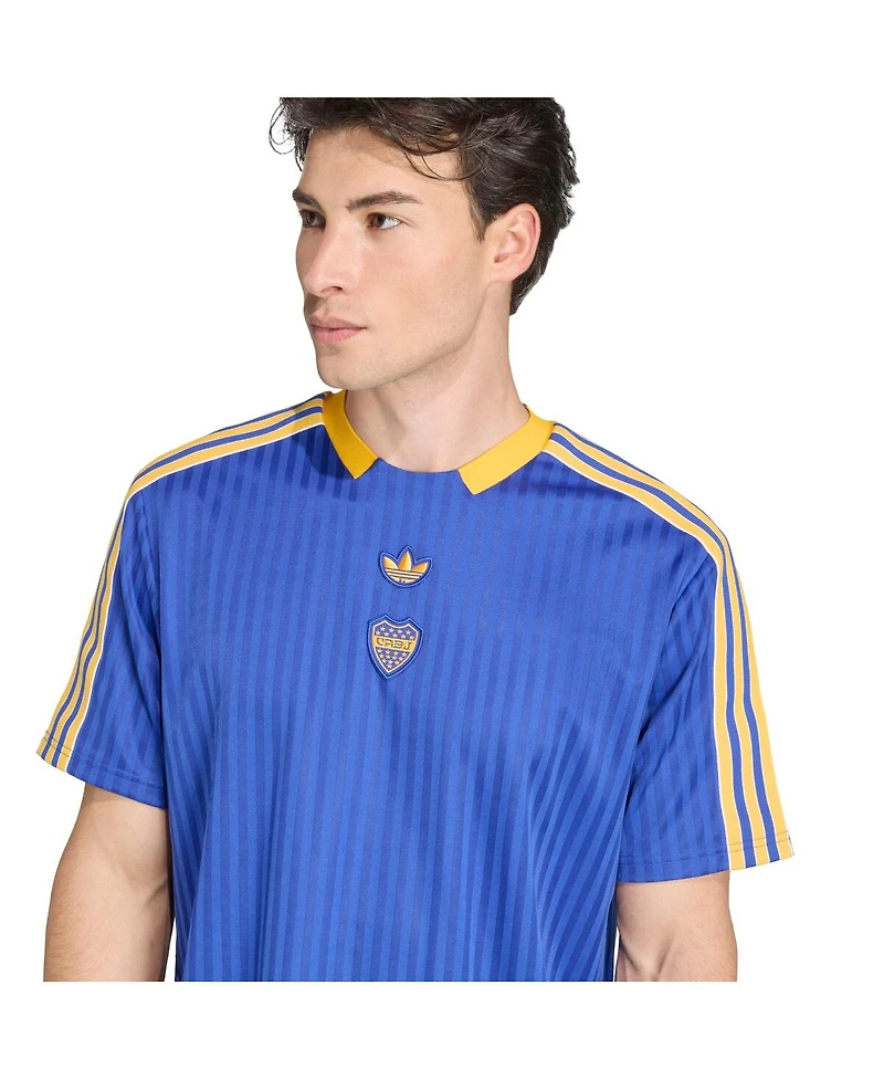 Adidas Men's and Women's Blue Boca Juniors Terrace Icons Jersey