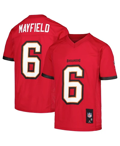 Outerstuff Big Boys and Girls Baker Mayfield Red Tampa Bay Buccaneers Replica Player Jersey