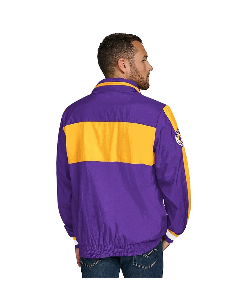Tommy Hilfiger Men's Purple Minnesota Vikings Gael Lightweight Half-Zip Hoodie Jacket