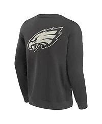Fanatics Men's Charcoal Philadelphia Eagles Elements Future Ground Lettering Pullover Sweatshirt