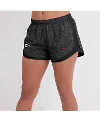 Nike Women's Black Georgia Bulldogs Tempo Pattern Dri-fit Shorts