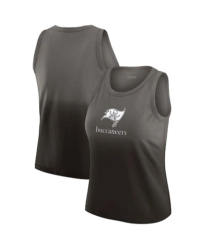 Wear by Erin Andrews Women's x Gracie Hunt Pewter Tampa Bay Buccaneers Ombre Tank Top