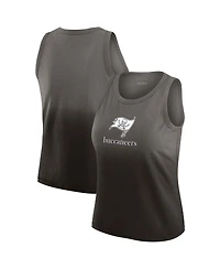 Wear by Erin Andrews Women's x Gracie Hunt Pewter Tampa Bay Buccaneers Ombre Tank Top