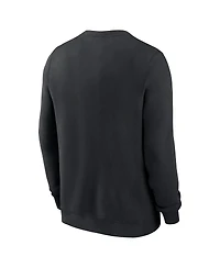 Nike Men's Black Washington Commanders Primetime Club Fleece Pullover Sweatshirt