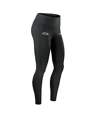 Nike Women's Black Baltimore Ravens Primetime Epic Fast Performance Leggings