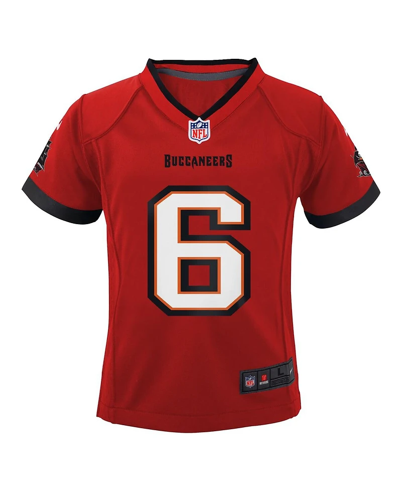 Nike Baby Boys and Girls Baker Mayfield Red Tampa Bay Buccaneers Team Player Game Jersey