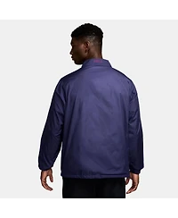 Nike Men's Navy Barcelona Club Coaches Full-Snap Jacket