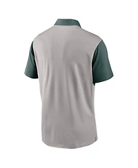 Nike Men's Gray/Green Michigan State Spartans Vapor Performance Polo Shirt