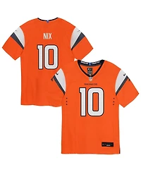 Nike Toddler Bo Nix Orange Denver Broncos Game Jersey