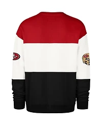 '47 Brand Men's Scarlet/Black San Francisco 49ers Breeze Maximalist Sweatshirt