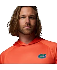 Columbia Men's Orange Florida Gators Pfg Gradient Water Super Terminal Tackle Hoodie Omni-Wick T-Shirt