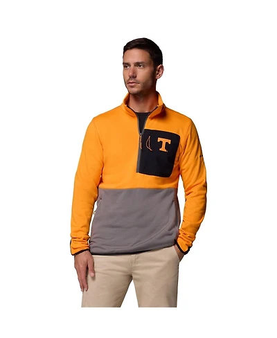 Columbia Men's Tennessee Orange/Gray Volunteers Hike Omni-Wick Half-Zip Pullover Sweatshirt