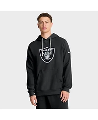 Nike Men's Black Las Vegas Raiders Sideline Standard Issue Initial Home Dri-fit Hoodie