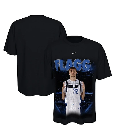 Nike Men's and Women's Cooper Flagg Black Dallas Mavericks New Faces x Places T-Shirt