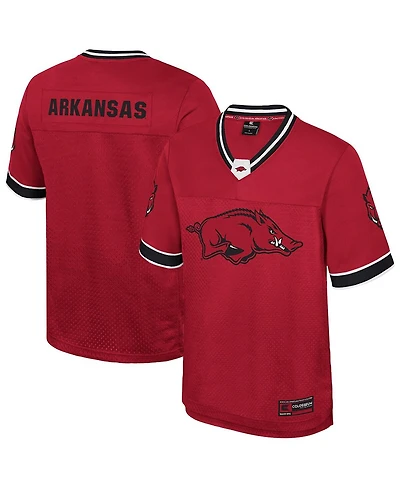 Colosseum Men's Cardinal Arkansas Razorbacks Nothing but the Hits Football Jersey