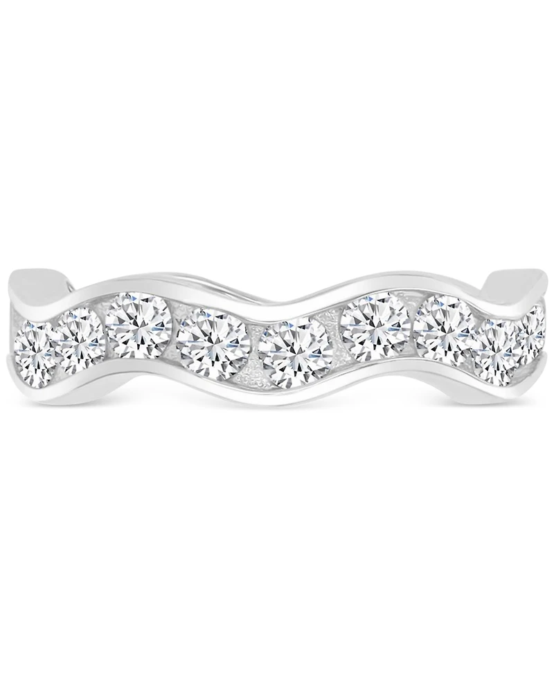 Macy's Cubic Zirconia Ring (3.78 ct.t.w.) Sterling Silver