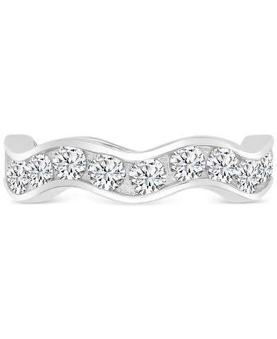 Macy's Cubic Zirconia Ring (3.78 ct.t.w.) Sterling Silver