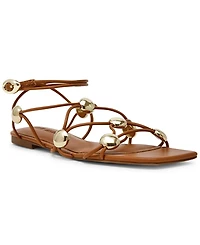 Steve Madden Women's Tides Studded Strappy Flat Sandals