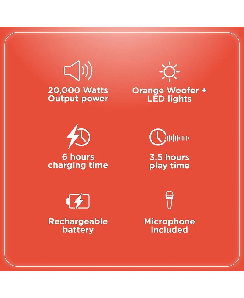 RadioShack 15 inch Tower Party Pa Speaker 20,000 W Peak Power Pmpo 4001925
