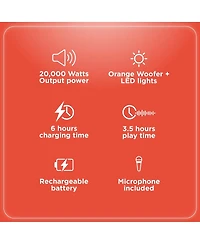 RadioShack 15 inch Tower Party Pa Speaker 20,000 W Peak Power Pmpo 4001925