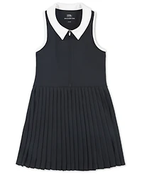 abercrombie kids Girls Half-Zip Pleated Mini Dress