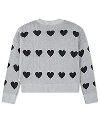 abercrombie kids Girls Multi Heart Crew Sweater