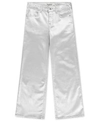 abercrombie kids Girls Shine High Rise Wide Leg Jeans