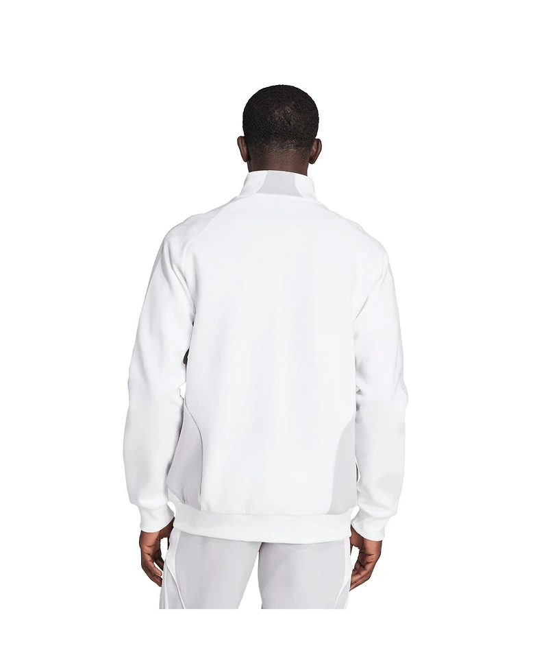 Adidas Men's White Real Madrid Urban Purist Full-Zip Track Jacket