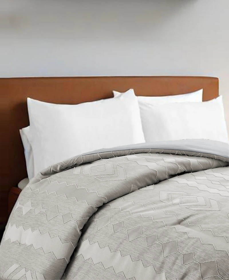 Unikome All Season Textured Jacquard Down Alternative Comforter