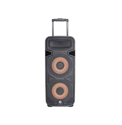 RadioShack Tower Speaker with Lights, Fm Radio, and Rechargeable Battery 4001942.