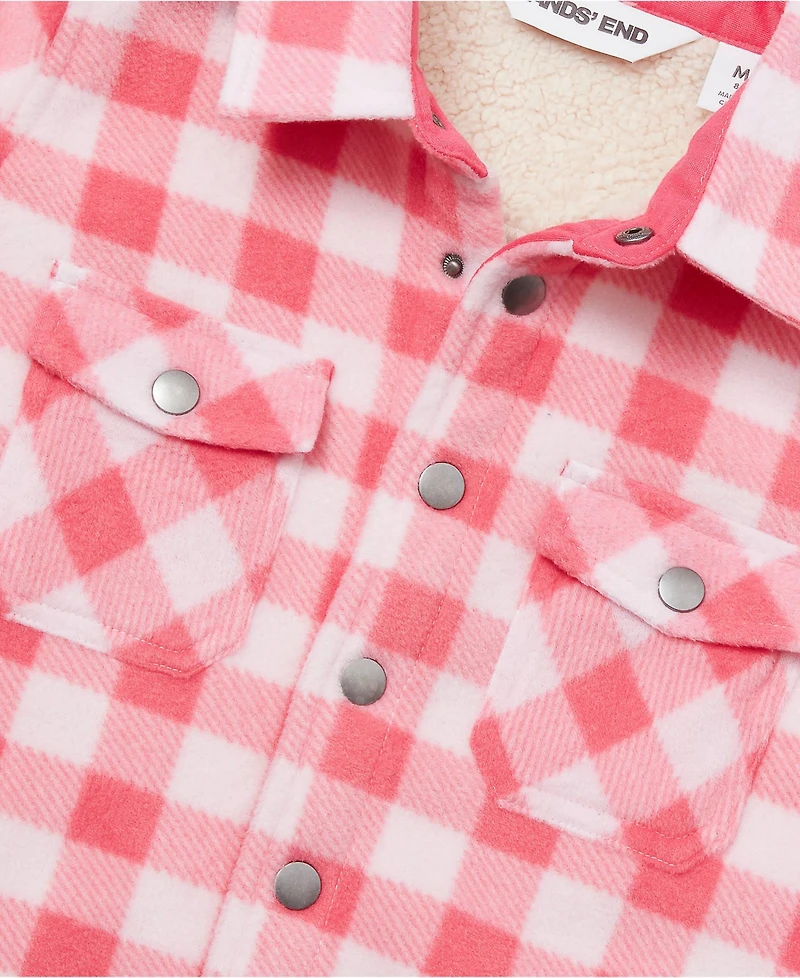Lands' End Kids Flannel Shacket