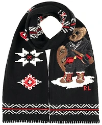 Polo Ralph Lauren Men's Holiday Bear Intarsia Scarf