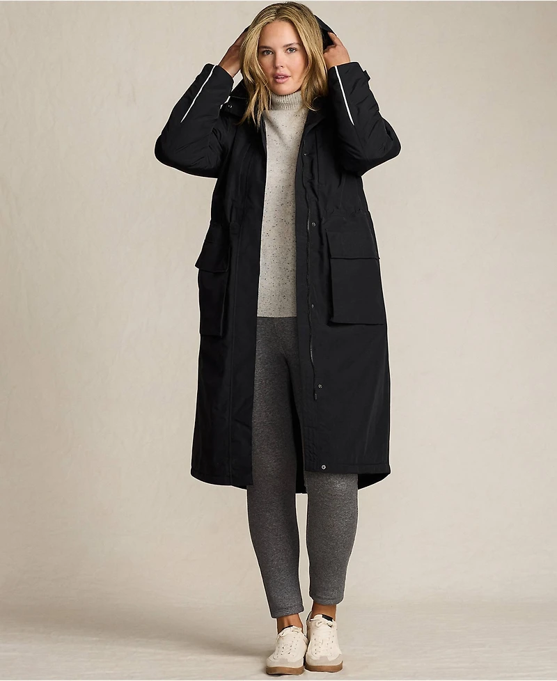 Lands' End Plus Squall Waterproof Insulated Winter Stadium Maxi Coat