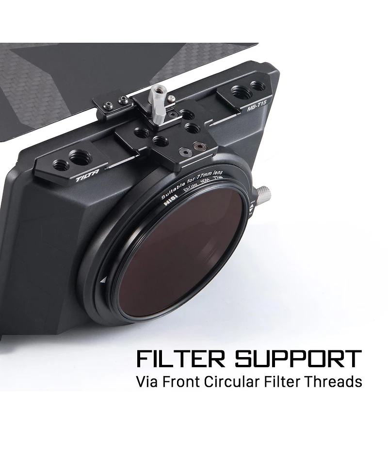 Tilta 58mm Adapter Ring for Mini Clamp-On Matte Box, Black